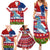 Personalized Samoa Christmas Family Matching Summer Maxi Dress and Hawaiian Shirt Santas Whale Manuia Le Kerisimasi LT05 - Polynesian Pride