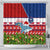 Samoa Christmas Shower Curtain Santas Whale Manuia Le Kerisimasi LT05 - Polynesian Pride