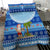 Fiji Christmas Bedding Set Santa Claus Surf Marau Na Kerisimasi LT05 - Polynesian Pride
