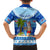 Personalized Fiji Christmas Family Matching Long Sleeve Bodycon Dress and Hawaiian Shirt Santa Claus Surf Marau Na Kerisimasi LT05 - Polynesian Pride