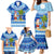 Personalized Fiji Christmas Family Matching Mermaid Dress and Hawaiian Shirt Santa Claus Surf Marau Na Kerisimasi LT05 - Polynesian Pride