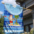 Fiji Christmas Garden Flag Santa Claus Surf Marau Na Kerisimasi LT05 - Polynesian Pride