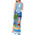 Personalized Fiji Christmas Tank Maxi Dress Santa Claus Surf Marau Na Kerisimasi LT05 - Polynesian Pride