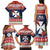 Wallis and Futuna Christmas Family Matching Tank Maxi Dress and Hawaiian Shirt Poinsettia Joyeux Noel