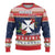 Wallis and Futuna Christmas Ugly Christmas Sweater Poinsettia Joyeux Noel