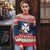 Wallis and Futuna Christmas Ugly Christmas Sweater Poinsettia Joyeux Noel