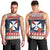 Wallis and Futuna Christmas Men Tank Top Poinsettia Joyeux Noel