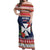 Wallis and Futuna Christmas Off Shoulder Maxi Dress Poinsettia Joyeux Noel