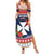 Wallis and Futuna Christmas Summer Maxi Dress Poinsettia Joyeux Noel