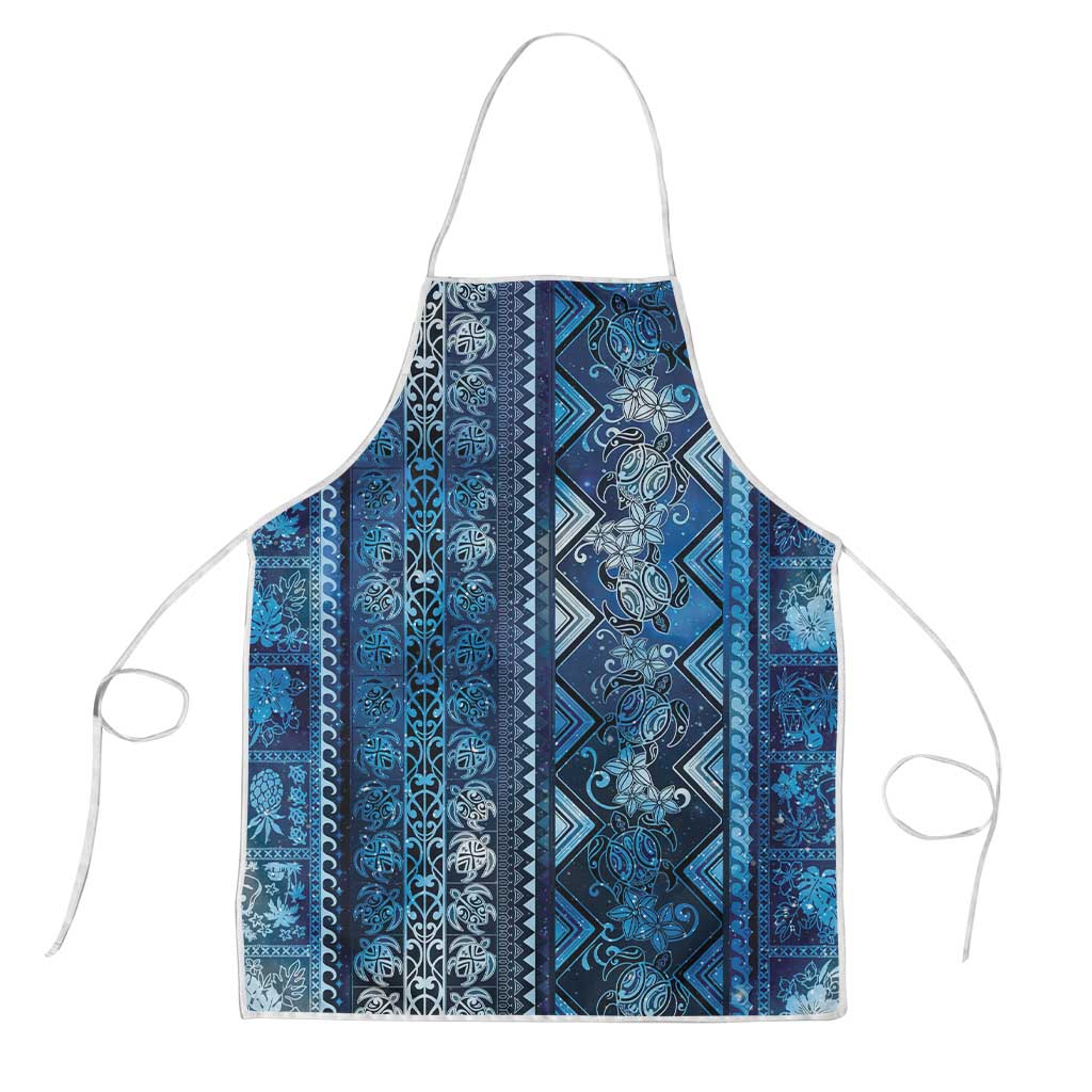 Hawaii Makahiki Turtle Apron Galaxy Tapa Pattern - Polynesian Pride