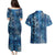 Hawaii Makahiki Turtle Couples Matching Puletasi and Hawaiian Shirt Galaxy Tapa Pattern - Polynesian Pride
