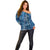Hawaii Makahiki Turtle Off Shoulder Sweater Galaxy Tapa Pattern - Polynesian Pride