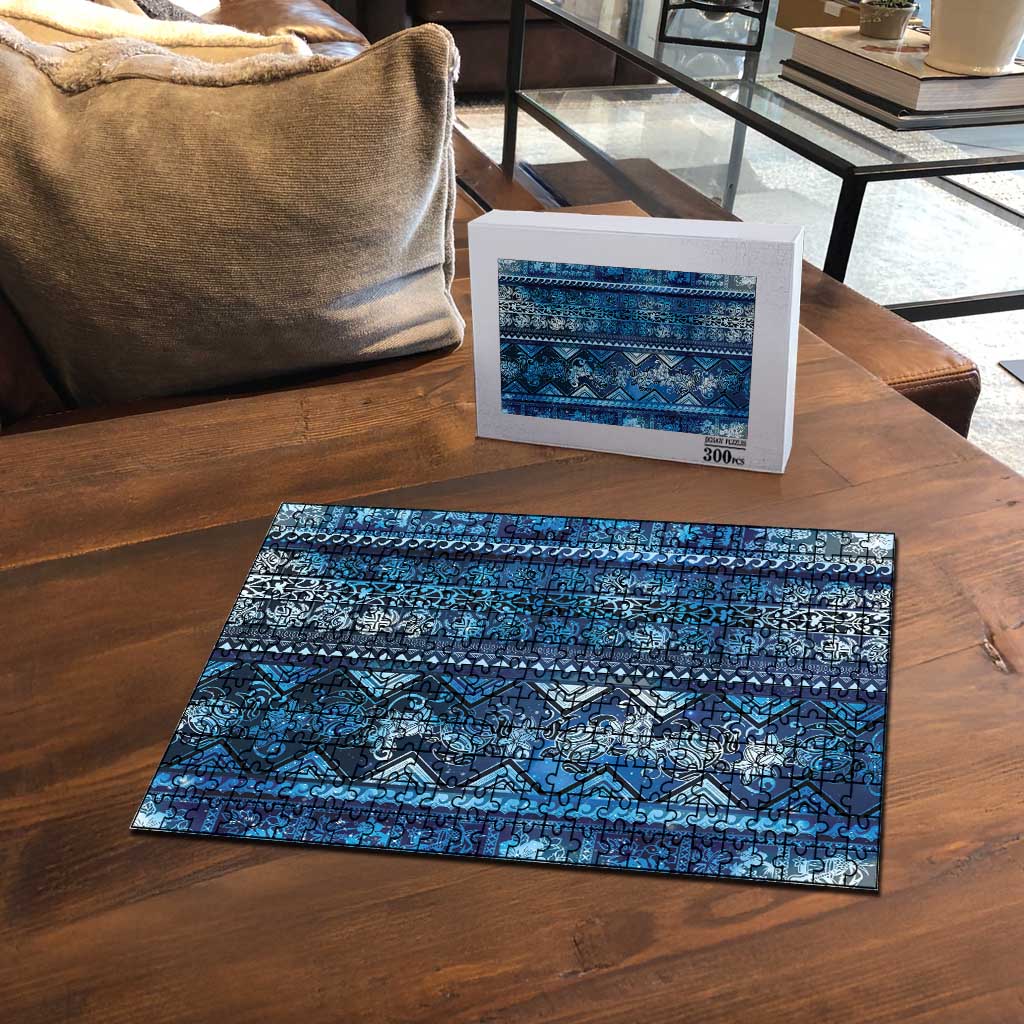 Hawaii Makahiki Turtle Puzzle Galaxy Tapa Pattern - Polynesian Pride