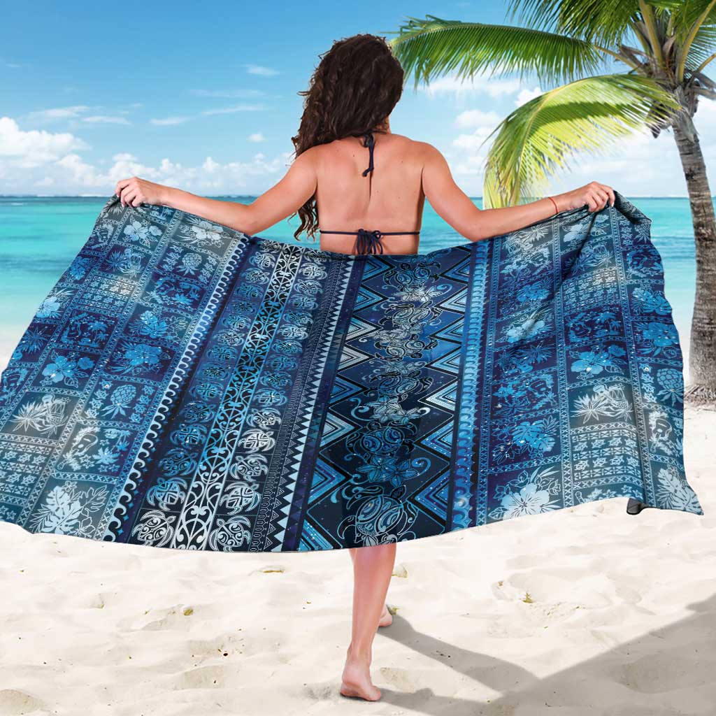 Hawaii Makahiki Turtle Sarong Galaxy Tapa Pattern - Polynesian Pride