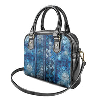Hawaii Makahiki Turtle Shoulder Handbag Galaxy Tapa Pattern - Polynesian Pride