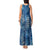 Hawaii Makahiki Turtle Tank Maxi Dress Galaxy Tapa Pattern - Polynesian Pride