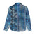 Hawaii Makahiki Turtle Women Casual Shirt Galaxy Tapa Pattern - Polynesian Pride
