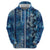 Hawaii Makahiki Turtle Zip Hoodie Galaxy Tapa Pattern - Polynesian Pride