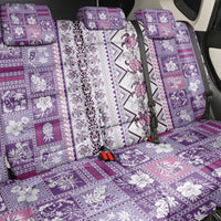 Hawaii Makahiki Turtle Back Car Seat Cover Violet Tapa Pattern - Polynesian Pride