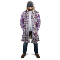 Hawaii Makahiki Turtle Cloak Violet Tapa Pattern - Polynesian Pride