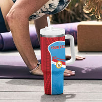 Personalised Malaita Province Day Tumbler With Handle Unique Style LT05 - Polynesian Pride