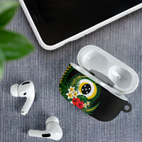 Solomon Islands Western Province AirPods Case Polynesian Pattern With Tropical Flowers LT05 - Polynesian Pride