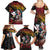 Hawaii And Japan Family Matching Summer Maxi Dress and Hawaiian Shirt Koi Fish With Kanaka Maoli