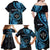 Personalised Kosrae Constitution Day Family Matching Off Shoulder Maxi Dress and Hawaiian Shirt Ocean Floral Pattern