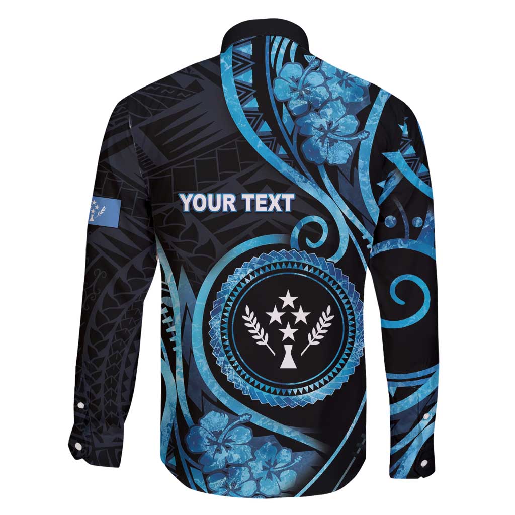 Personalised Kosrae Constitution Day Family Matching Tank Maxi Dress and Hawaiian Shirt Ocean Floral Pattern