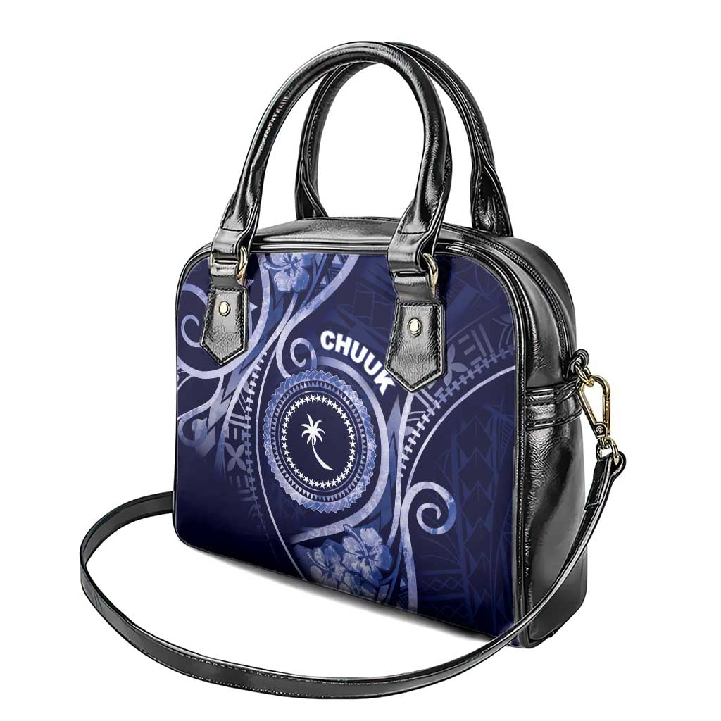 FSM Chuuk Shoulder Handbag Ocean Floral Pattern