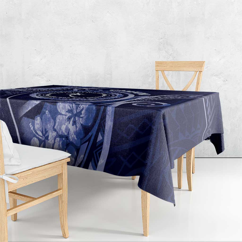 FSM Chuuk Tablecloth Ocean Floral Pattern