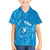 Personalised FSM Yap Family Matching Puletasi and Hawaiian Shirt Ocean Floral Pattern