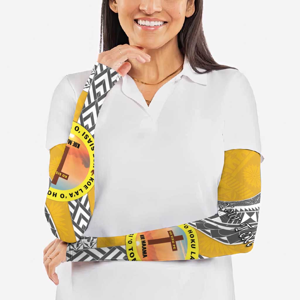 Personalised Anastasis College Arm Sleeves Tonga Unique Style LT05 - Polynesian Pride