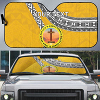 Personalised Anastasis College Auto Sun Shade Tonga Unique Style - Polynesian Pride