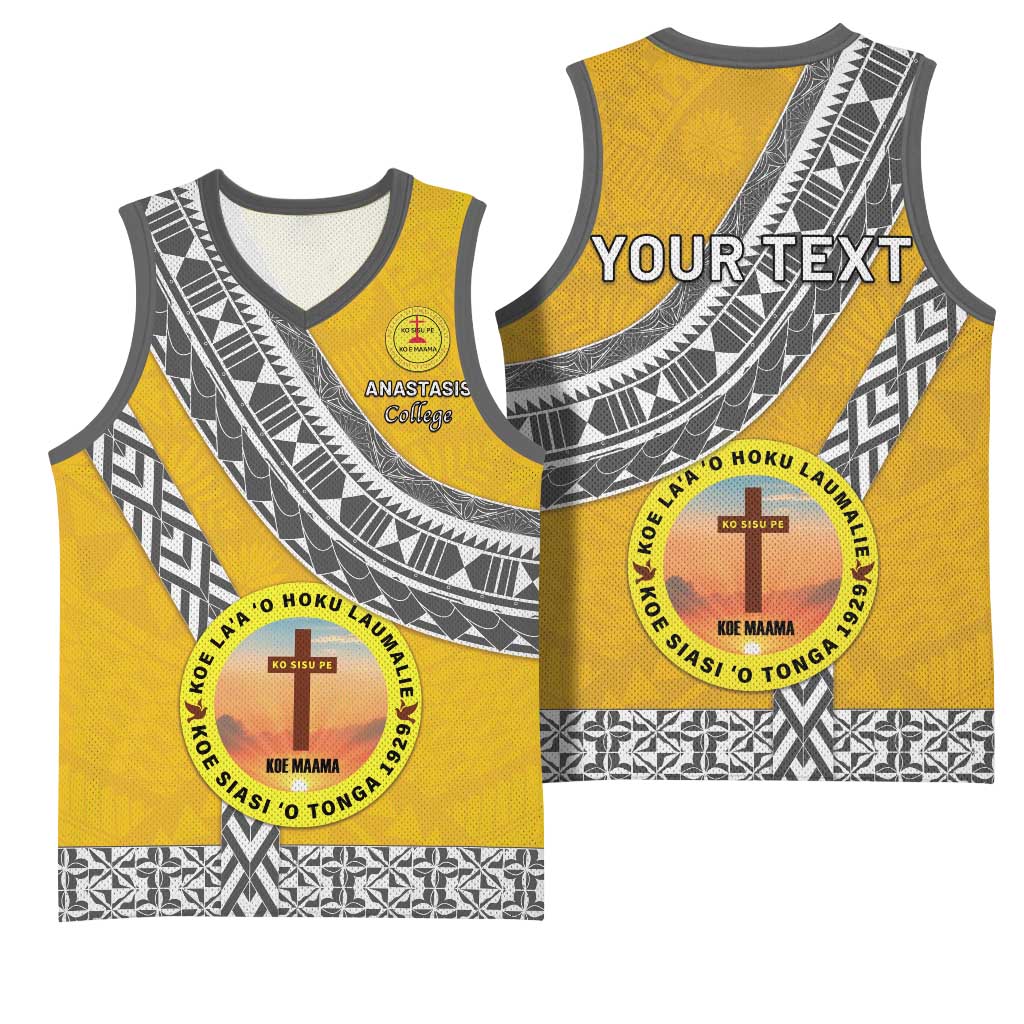 Personalised Anastasis College Basketball Jersey Tonga Unique Style LT05 - Polynesian Pride