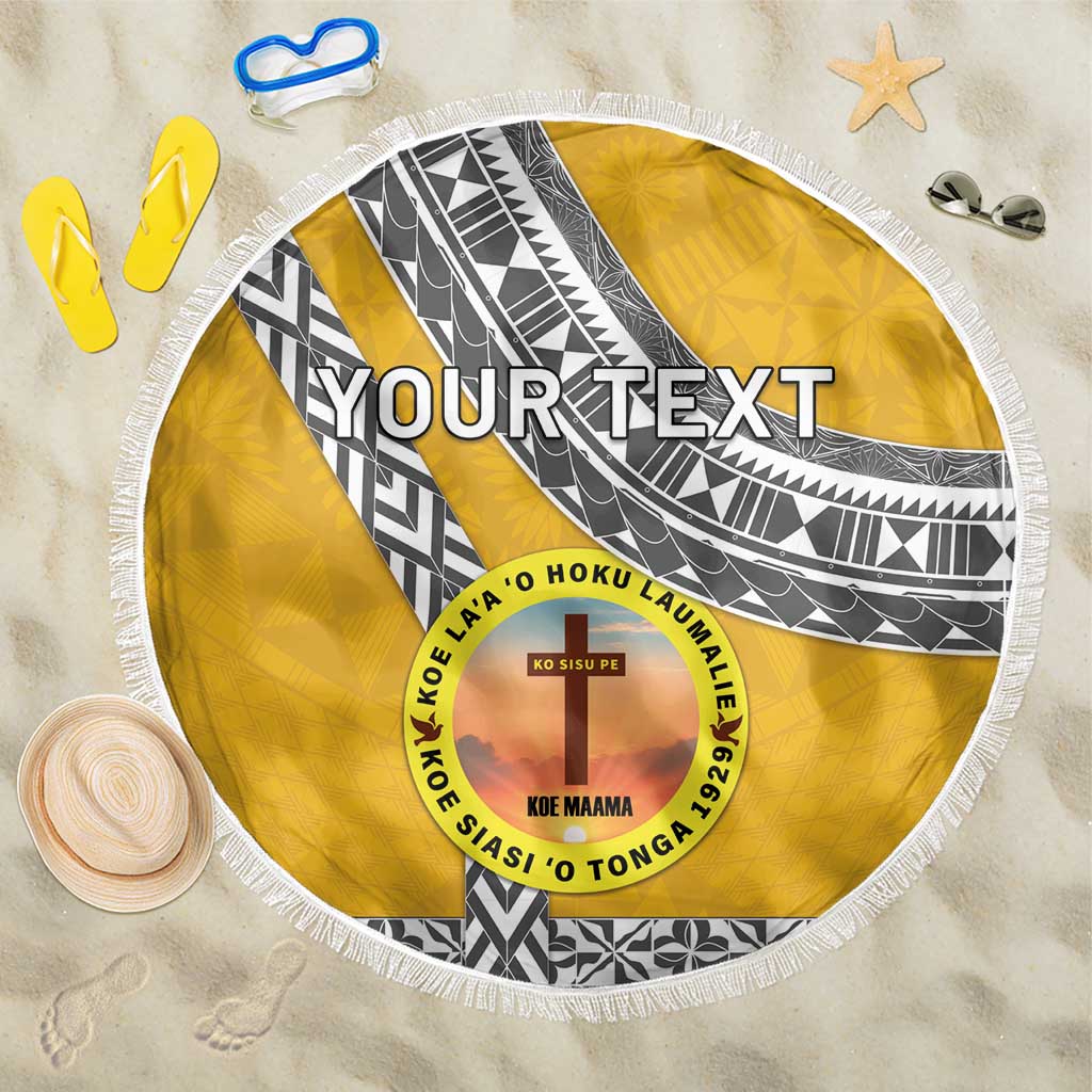 Personalised Anastasis College Beach Blanket Tonga Unique Style - Polynesian Pride