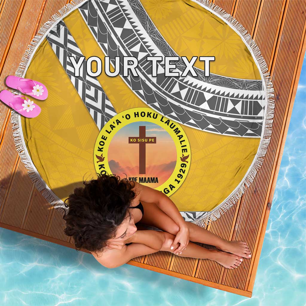 Personalised Anastasis College Beach Blanket Tonga Unique Style - Polynesian Pride