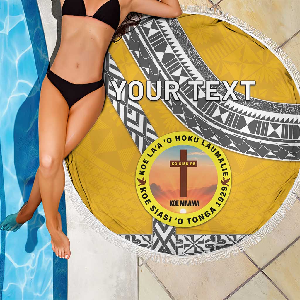 Personalised Anastasis College Beach Blanket Tonga Unique Style - Polynesian Pride
