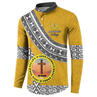 Personalised Anastasis College Button Sweatshirt Tonga Unique Style LT05 - Polynesian Pride