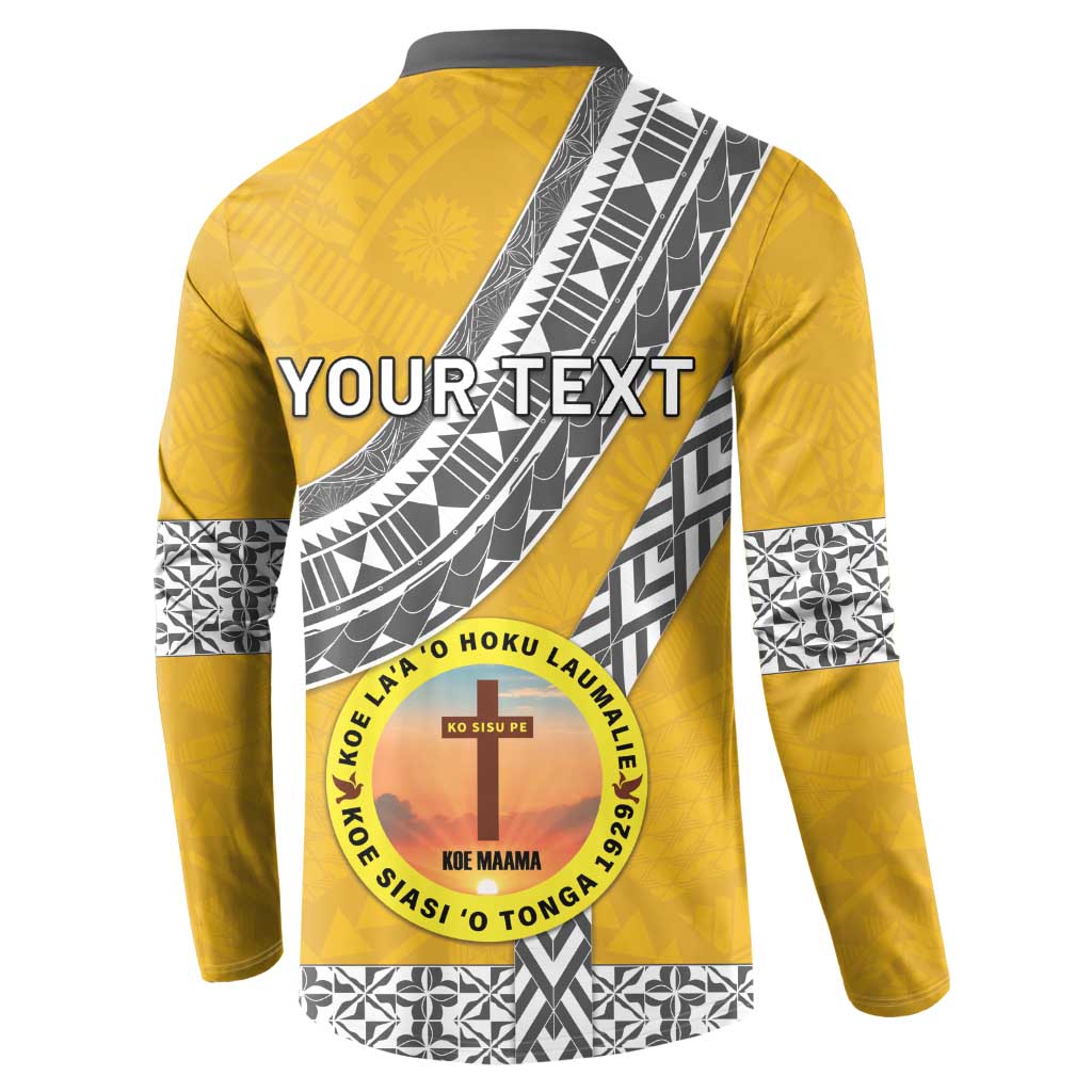 Personalised Anastasis College Button Sweatshirt Tonga Unique Style LT05 - Polynesian Pride