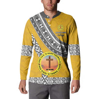 Personalised Anastasis College Button Sweatshirt Tonga Unique Style LT05 - Polynesian Pride