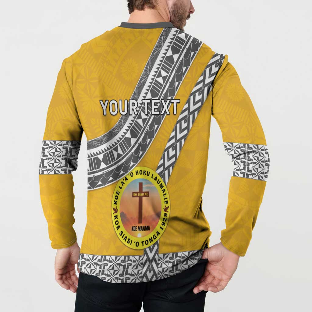 Personalised Anastasis College Button Sweatshirt Tonga Unique Style LT05 - Polynesian Pride