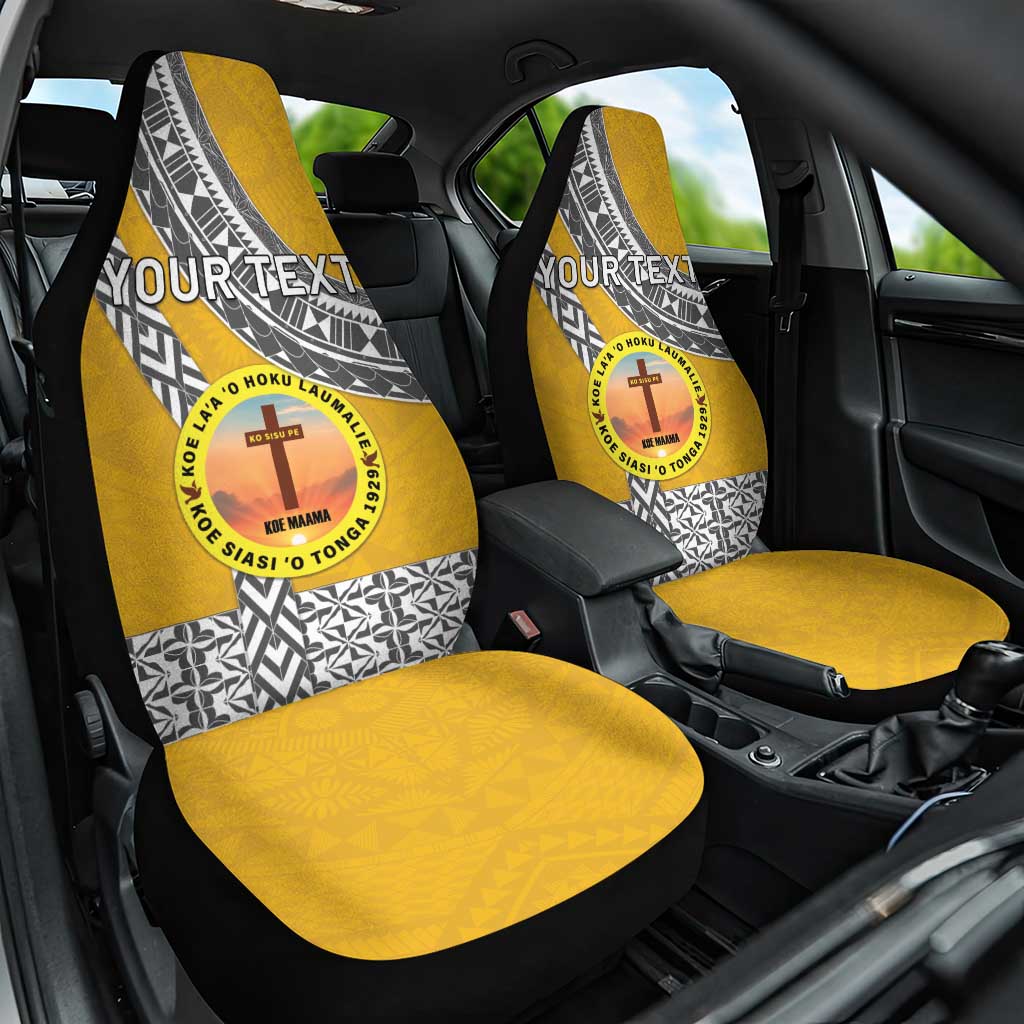 Personalised Anastasis College Car Seat Cover Tonga Unique Style - Polynesian Pride