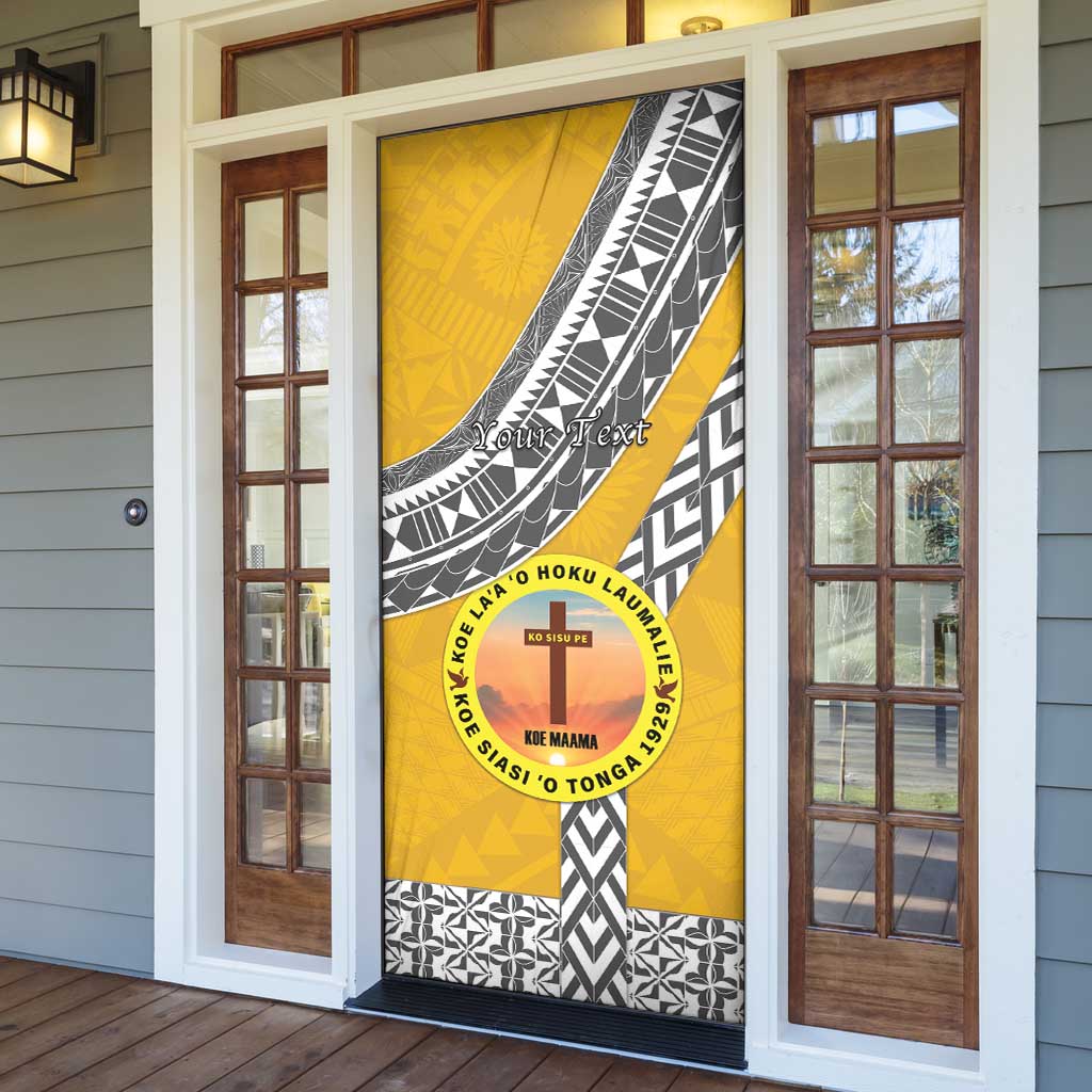 Personalised Anastasis College Door Cover Tonga Unique Style LT05 - Polynesian Pride