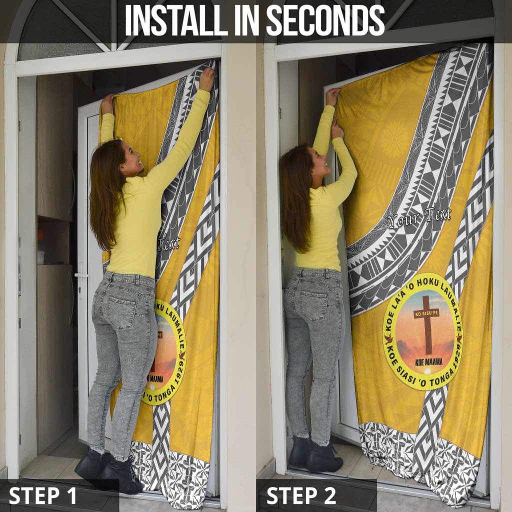 Personalised Anastasis College Door Cover Tonga Unique Style LT05 - Polynesian Pride