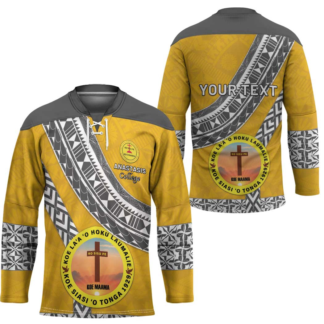 Personalised Anastasis College Hockey Jersey Tonga Unique Style - Polynesian Pride