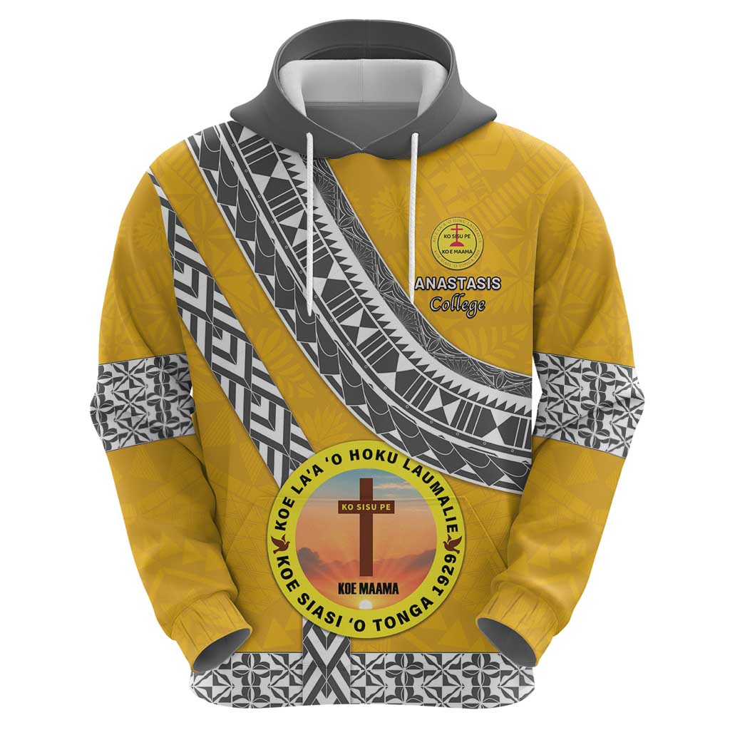 Personalised Anastasis College Hoodie Tonga Unique Style - Polynesian Pride