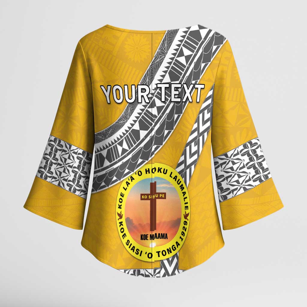 Personalised Anastasis College Kimono Sleeve Blouse Tonga Unique Style LT05 - Polynesian Pride