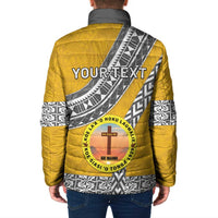 Personalised Anastasis College Padded Jacket Tonga Unique Style LT05 - Polynesian Pride