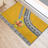 Personalised Anastasis College Rubber Doormat Tonga Unique Style LT05 - Polynesian Pride